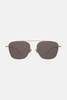 Illesteva Samos Sunglasses - Gold/Grey Flat - Thumbnail 1
