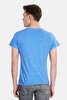 Via Spare Silk Noil Pocket Tee - Sax - Thumbnail 3