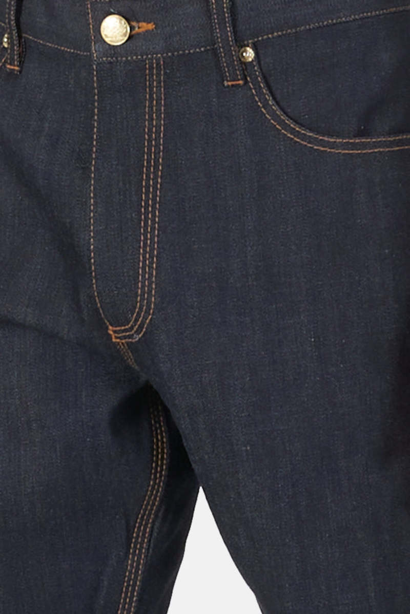 Blue&Cream Skinny Straight Raw Selvedge Denim - Indigo