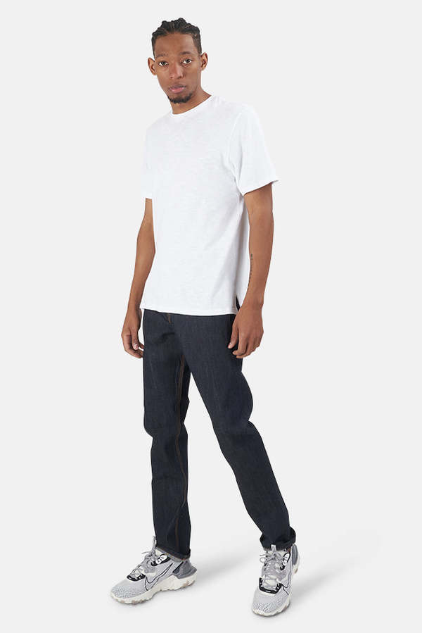 Blue&Cream Skinny Straight Raw Selvedge Denim - Indigo