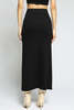 The Range Slashed Midi Skirt - Jet Black - Thumbnail 5