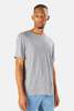 Blue&Cream Slub Tee - Medium Grey - Thumbnail 2