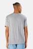 Blue&Cream Slub Tee - Medium Grey - Thumbnail 3