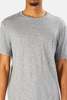 Blue&Cream Slub Tee - Medium Grey - Thumbnail 4