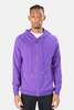 The Tile Club Stanford Zip Cashmere Hoodie - Purple - Thumbnail 1