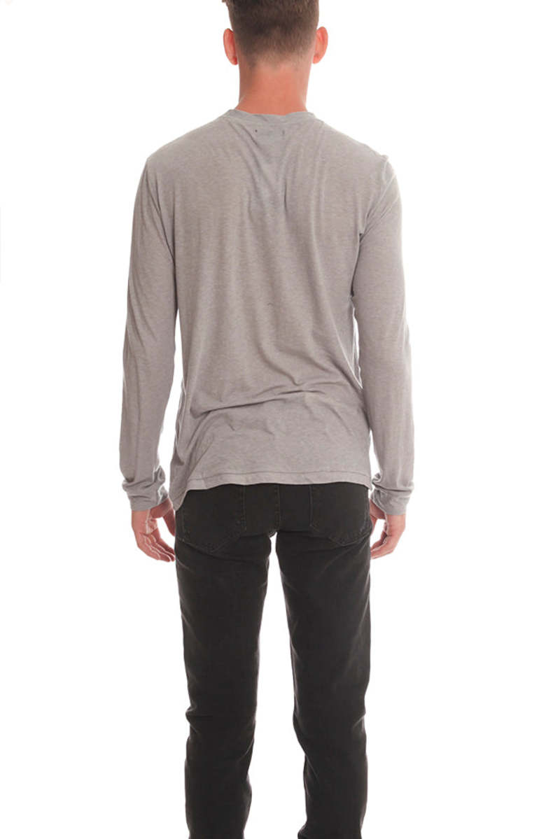 Blue&Cream Supersmooth Henley - Grey