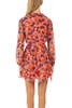 Saloni Tilly Ruffle Dress - Flame Azale - Thumbnail 3