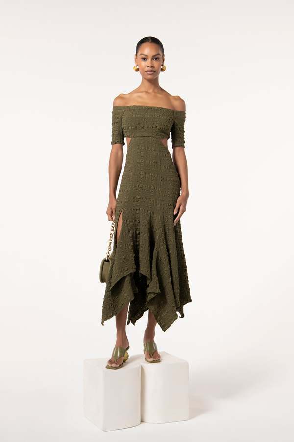 slim fit dress slacks Cult Gaia - Siam Knit Dress main image 0