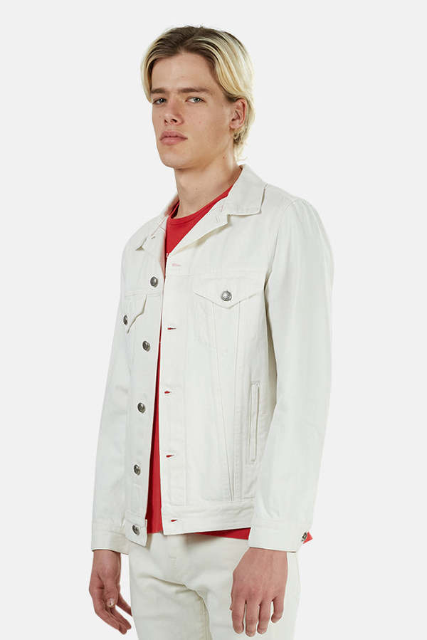 R13 Trucker Jean Jacket - White | Garmentory