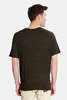 V :: ROOM Melange V Neck Tee - Black - Thumbnail 3