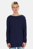 V :: ROOM Double Gauze Crewneck LS - Navy - Thumbnail 1