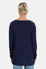 V :: ROOM Double Gauze Crewneck LS - Navy - Thumbnail 3