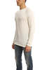 V::ROOM Gauze LS Fleece Crew - White - Thumbnail 2