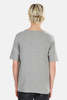 V::ROOM V Neck Tee - Heather Grey Melange - Thumbnail 3