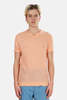 V::ROOM Slit Neck Tee - Pale Beige - Thumbnail 1