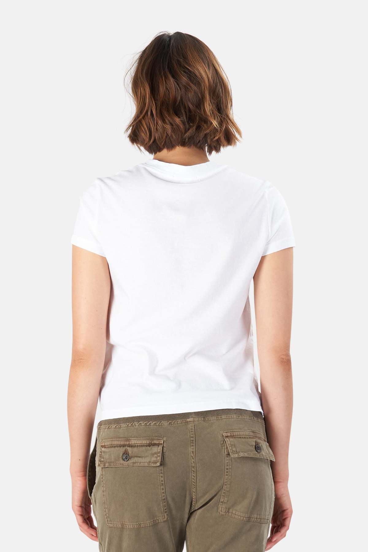 James Perse Vintage Little Boy Tee - Shrunken Jersey Crew Basic