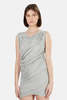 Wayne Ruched Dress - Grey - Thumbnail 2