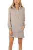 Blue&Cream Weezy Hoodie Dress - Dusty Rose - Thumbnail 1