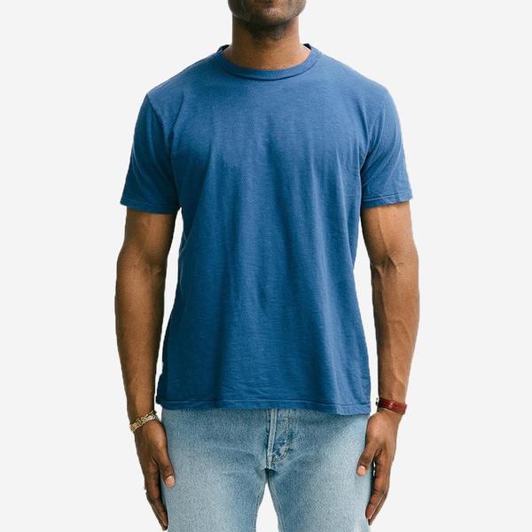 Velva Sheen Rolled Regular TShirt Blue Garmentory
