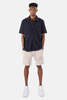 Wheelers.V Short Sleeve Pique Shirt - Newport Navy - Thumbnail 5