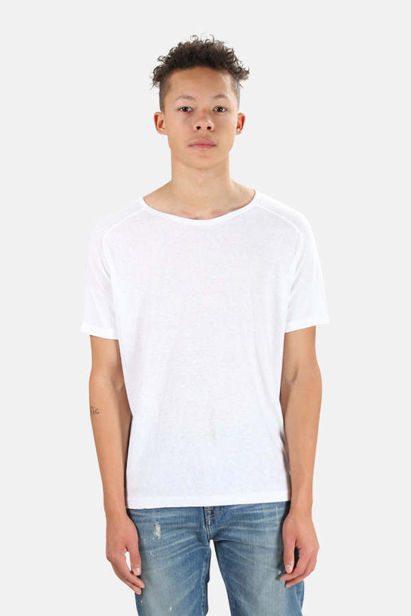 V::ROOM Basic Crewneck Tee - White