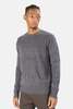 The Tile Club Winslow Oversized Luxe Cashmere Crew - Marled Black - Thumbnail 2