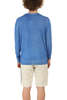PRESIDENTS Wool Cashmere Sweater - Sky Blue - Thumbnail 3