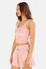 The Tile Club Zo Cropped Tank - Faded Rose - Thumbnail 2