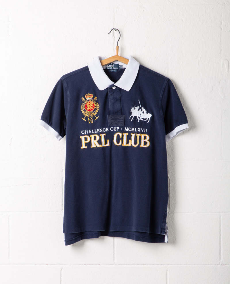 90s POLO ラルフローレン PRL CLUB ポロシャツ 紺 Vintage Polo T-Shirt PRL Club Polo Ralph Lauren #3 Big Pony | eBay