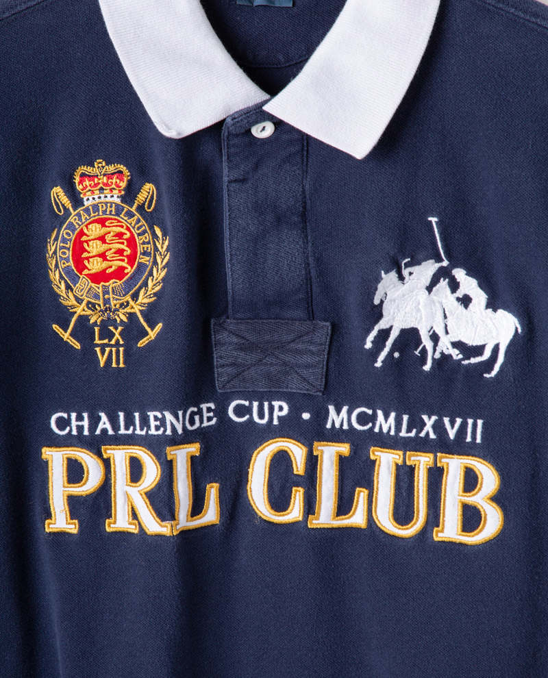 Polo Ralph Lauren Club Crest Polo - Navy | Garmentory