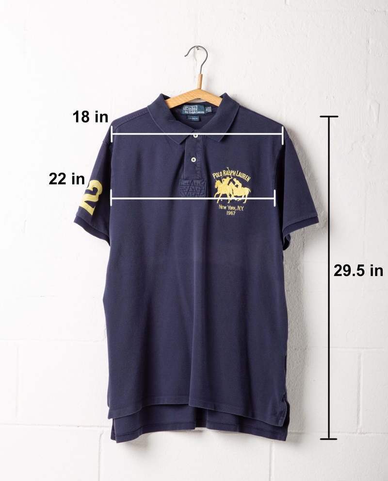 Vintage Polo Ralph Lauren NY 1967 Polo - Navy | Garmentory