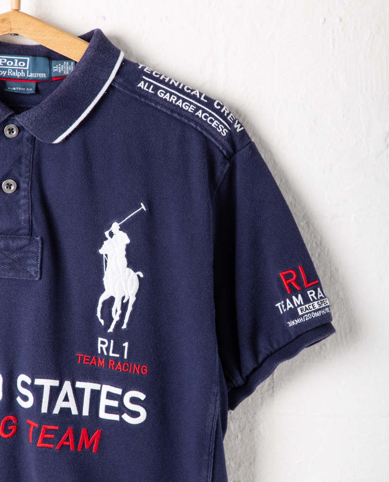 Polo Ralph Lauren Big Pony US Racing Polo - Navy | Garmentory