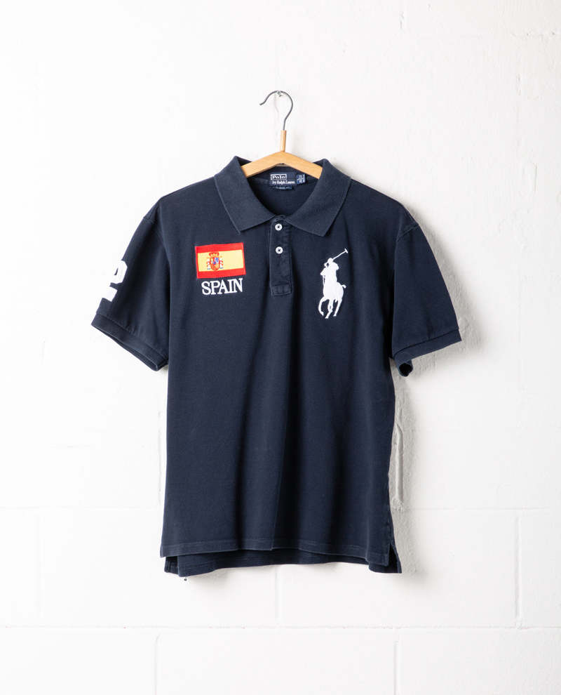 ポロ　ラルフローレン　ビッグポニー　スペイン ラルフローレン スペイン ビッグポニー 刺繍 ワッペン 国旗 10