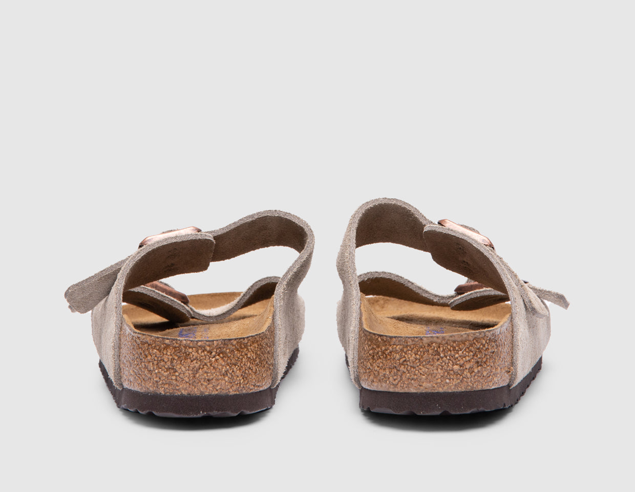 Birkenstock Arizona Suede Sandals - Taupe | Garmentory