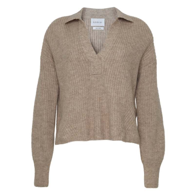 ELEVEN SIX Tatum Sweater - Oatmeal