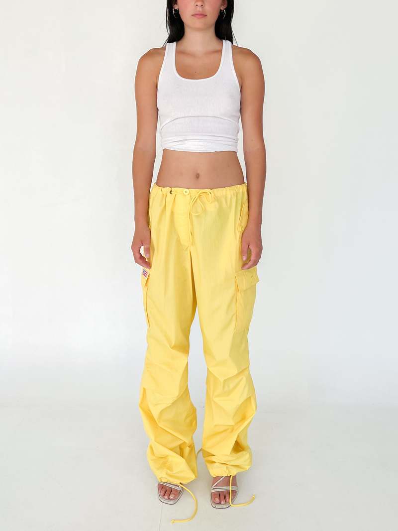 Parachute Pants - Yellow