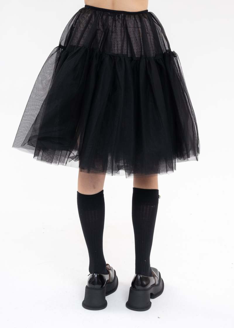 【新品未使用】tulle skirt Lig. チュールスカート　black PRANK PROJECT スカート リバーシブルチュールスカート