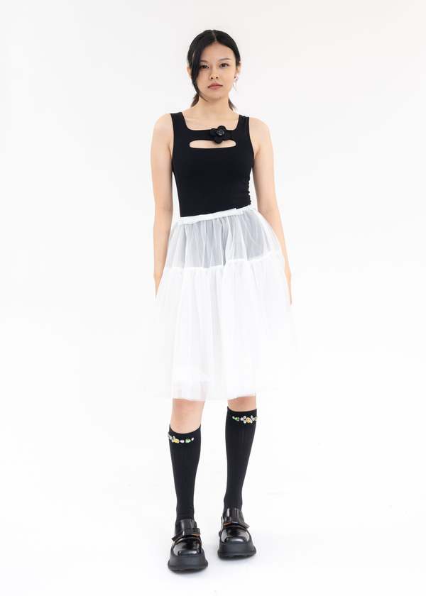 Shushu/Tong Tulle Skirt - White | Garmentory