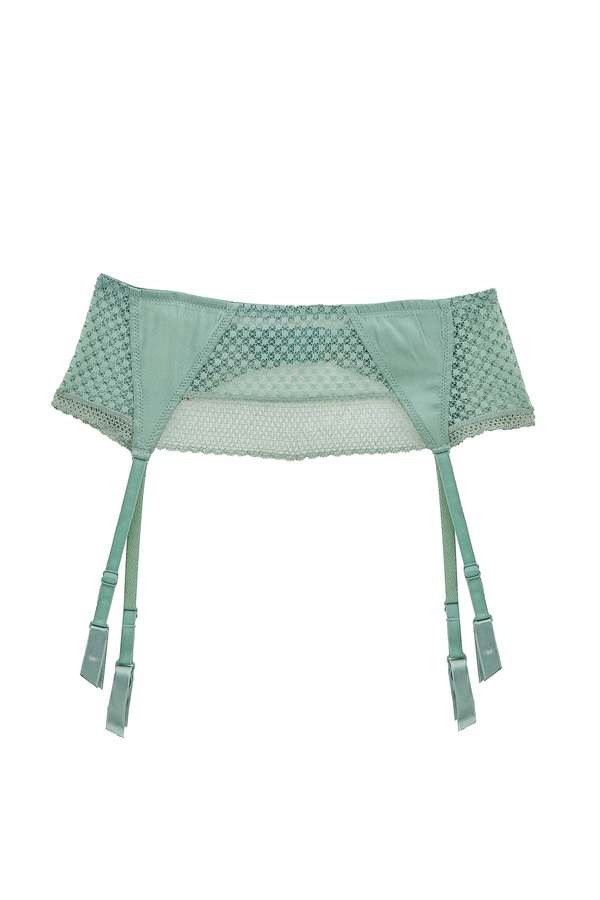 Else Bella Garter Belt - Light Jade | Garmentory
