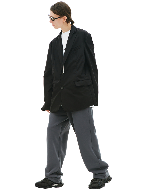 Oversized Black Blazer Men Balenciaga Oversized Blazer Men