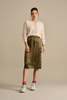 Bellerose Horia Skirt - Military Green - Thumbnail 1