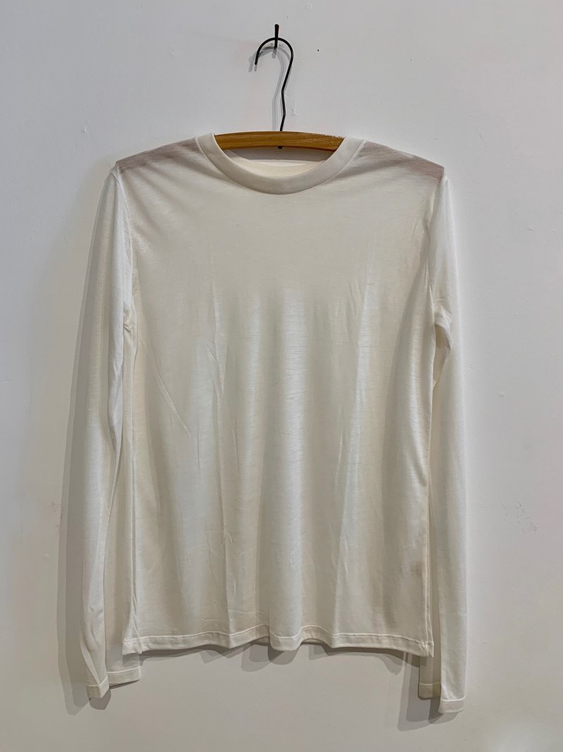 【baserange】long sleeve tee #undyed Baserange ~ Undyed Tav Tank | MAIMOUN