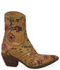 Madison Maison™ Leather Embroidered Ankle Boots - Tan - Thumbnail 1