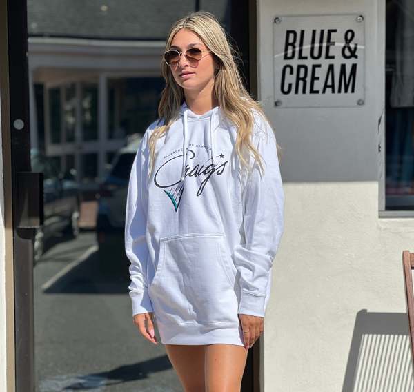Blue&Cream Craig's Ice Cream Hoodie sweater - White