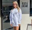 Blue&Cream Craig's Ice Cream Hoodie sweater - White - Thumbnail 1