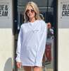 Blue&Cream Craig's Ice Cream Long Sleeve - White - Thumbnail 1