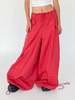 Vintage Melissa Wide Leg Parachute Pants - Poppy - Thumbnail 3