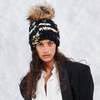 mischa lampert - dark sunny beanie pomster + raccoon xl pom - Thumbnail 1