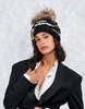 mischa lampert - dark sunny beanie pomster + raccoon xl pom - Thumbnail 2