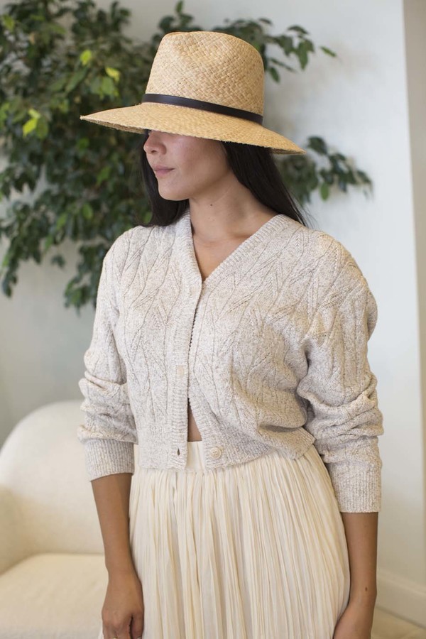 Janessa Leone Dora hat - natural | Garmentory display picture 3